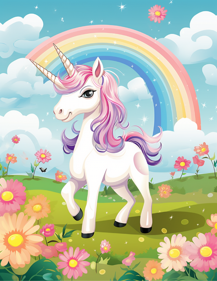 425 - Unicorn Printable Pages for Kids | Instant Download
